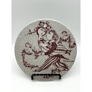 Bjorn Wiinblad March Optimisme Nymolle Denmark Wall Calendar Plaque #3013-3